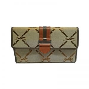 Longchamp – Portafoglio Tessuto Lm Jacq 6cc Beige