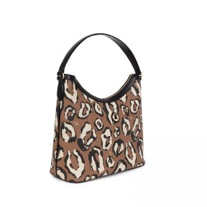 Tous – Borsa Spalla Tessuto Multicolor Nero