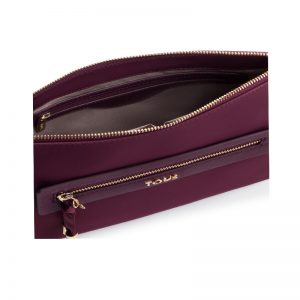 Tous – Borsa Tracolla Tessuto Brunock Chain Bordeaux