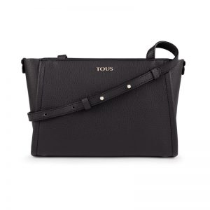 Tous – Borsa Tracolla Pelle Nero Bronzo