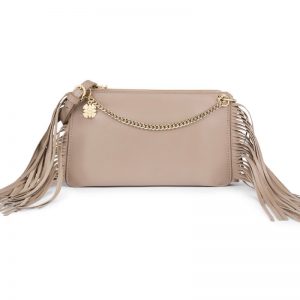 Tous – Borsa Tracolla Pelle Frange Talpa