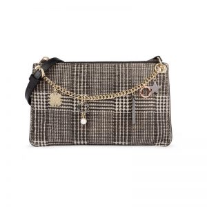 Tous – Borsa Tracolla Pelle Pelliccia Nero Bianco