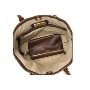 Longchamp – Tote Bag Pelle + Pochette Lm Cuir Cognac
