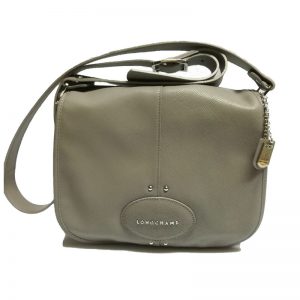 Longchamp – Borsa Tracolla Pelle Quadri Galet