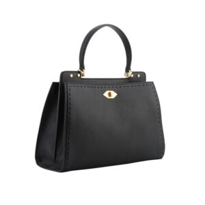 Pourchet – Bauletto Pelle Gr Trianon Noir